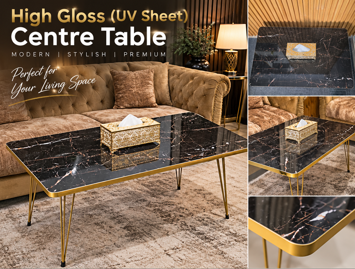 UV High Gloss Center/Decor Table